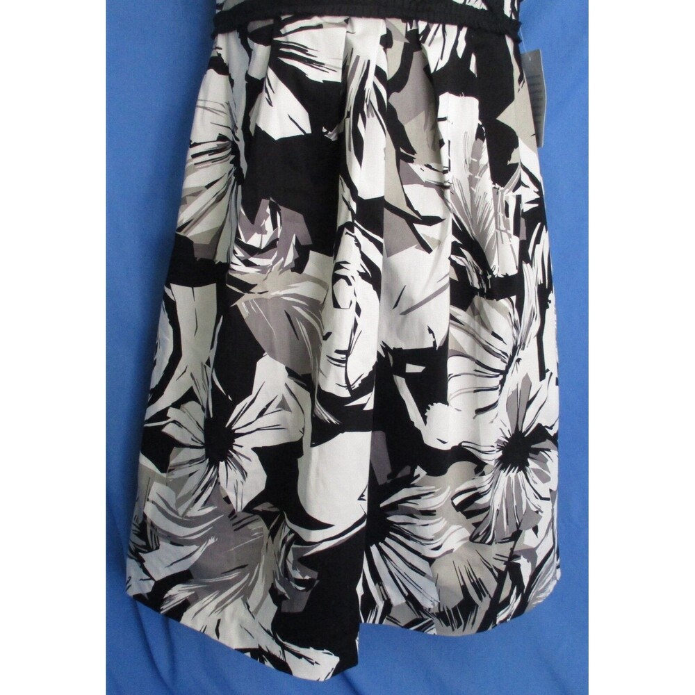 Women's Suzi Chin for Maggy Boutique Bustier Sleeveless Dress Floral Size 8 New - Picture 3 of 9